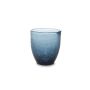 Verre 25cl blue Crackle