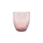 Glas 25cl pink Crackle