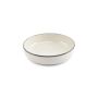 Deep plate 18,5xH5cm white Gravel