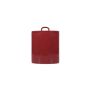 Canister 14xH18cm with lid burgundy Fika