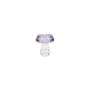 Candle holder H7,5cm violet Mood - set/2