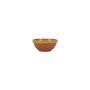 Bowl 15,5xH6,5cm orange/green Duo