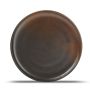 Assiette plate 26xH2,5cm dark brown Escura