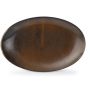 Serving dish 31x20,5xH4cm dark brown Escura