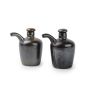 Oil- and vinegar bottle set 16cl metallic Escura