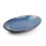 Deep plate 30x21xH3,7/5,5cm blue Nova