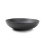 Deep plate 25xH6cm black Dusk