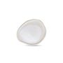 Plate 21x18cm pure pearl Icon