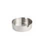 Ashtray round 9,5xH3cm stainless steel Smoke