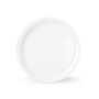 Assiette plate 22,5xH2cm blanc Care