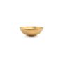 Bowl 20xH7cm double wall vintage gold Host