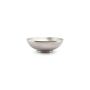 Bowl 22xH7,5cm double wall vintage silver Host