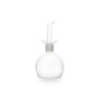 Oil bottle with spout 0.16l round glass