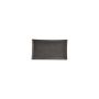 Plat bord 22x12cm black Line