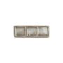 Serveerschaal 24x8cm grey Ceres