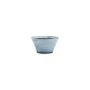 Bowl 15xH8cm conical blue Line