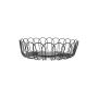 Wire basket 26,5xH7,5cm black Flores