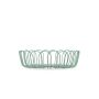 Draadmand 26,5xH7,5cm groen Flores
