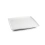 Assiette plate 23x23cm blanc Squito