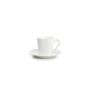 Mocha cup 8cl and saucer white Match