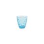 Glass 22cl blue Bubble - set/4