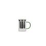 Tea mug 43cl with filter and lid green Liv