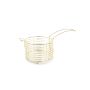 Frietenmand 11xH7cm goud Wire Ware