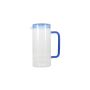 Carafe 120cl with lid blue Cruse