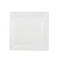 Assiete plate 24x24cm blanc Silht