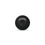 Plat bord 16cm zwart Ovio
