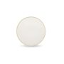 Assiette plate 21cm beige Linea
