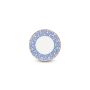 Assiette plate 16cm bleu Azul