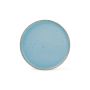 Plat bord 20cm blauw Collect