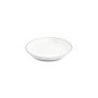 Deep plate 27xH4cm coupe black rim Basic White