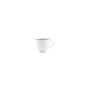 Tasse 20cl black rim Basic White