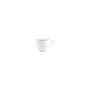 Mocha cup 10cl burgundy rim Basic White