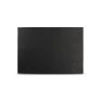 Placemat 43x30cm leather look black Layer