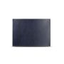 Placemat 43x30cm leather look blue Layer