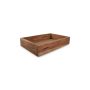 Serving tray 26,5x32,5xH6,5cm natural Venna