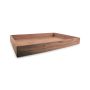 Serving tray 60x40xH6,5cm natural Venna