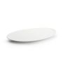 Plat bord 36x24,5cm white Perla