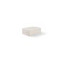 Serving box 15x10xH5cm white marble Pura