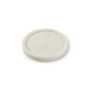 Serving dish/coaster 9,5xH1cm marble white Pura