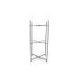 Serving tower 23x23xH42cm for 3 plates black Truss