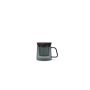 Mug 37cl with glass filter and lid grey Luma