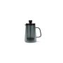 Coffee pot 35cl with glass filter and lid grey Luma
