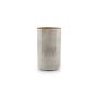 Canister 12,5xH21cm with lid grey Bake