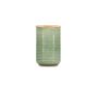 Canister 12,5xH20cm green Cameo