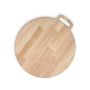 Serving board 40/44xH1,5cm with handle wood Essenza