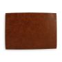 Set de table 43x30 faux cuir cognac vague Tabletop